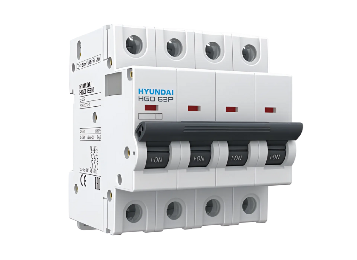 4-polige FI- und Leitungsschutzschalter