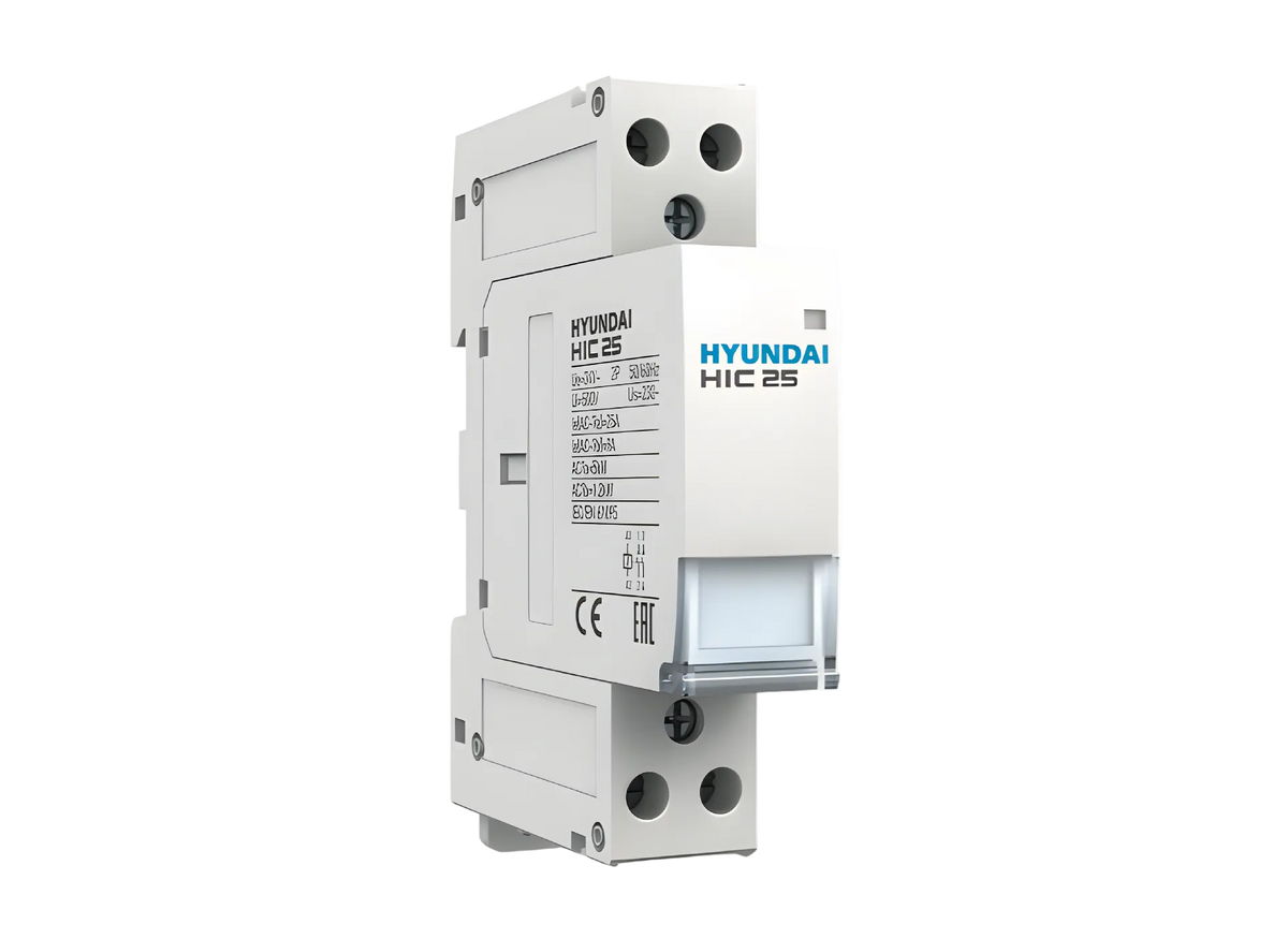 Hyundai Installationsschütz HIC 25A 2-polig 230V – DIN-Schiene