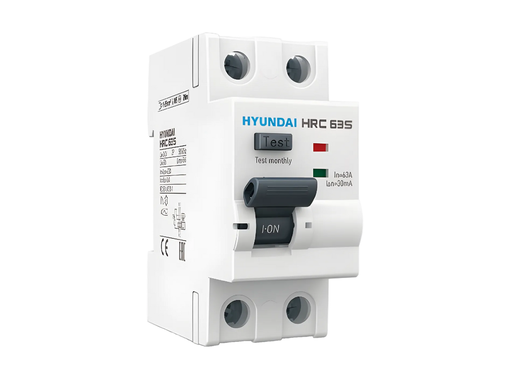 Hyundai FI-Schutzschalter RCCB 1P+N 30mA Typ A – 16A/40A