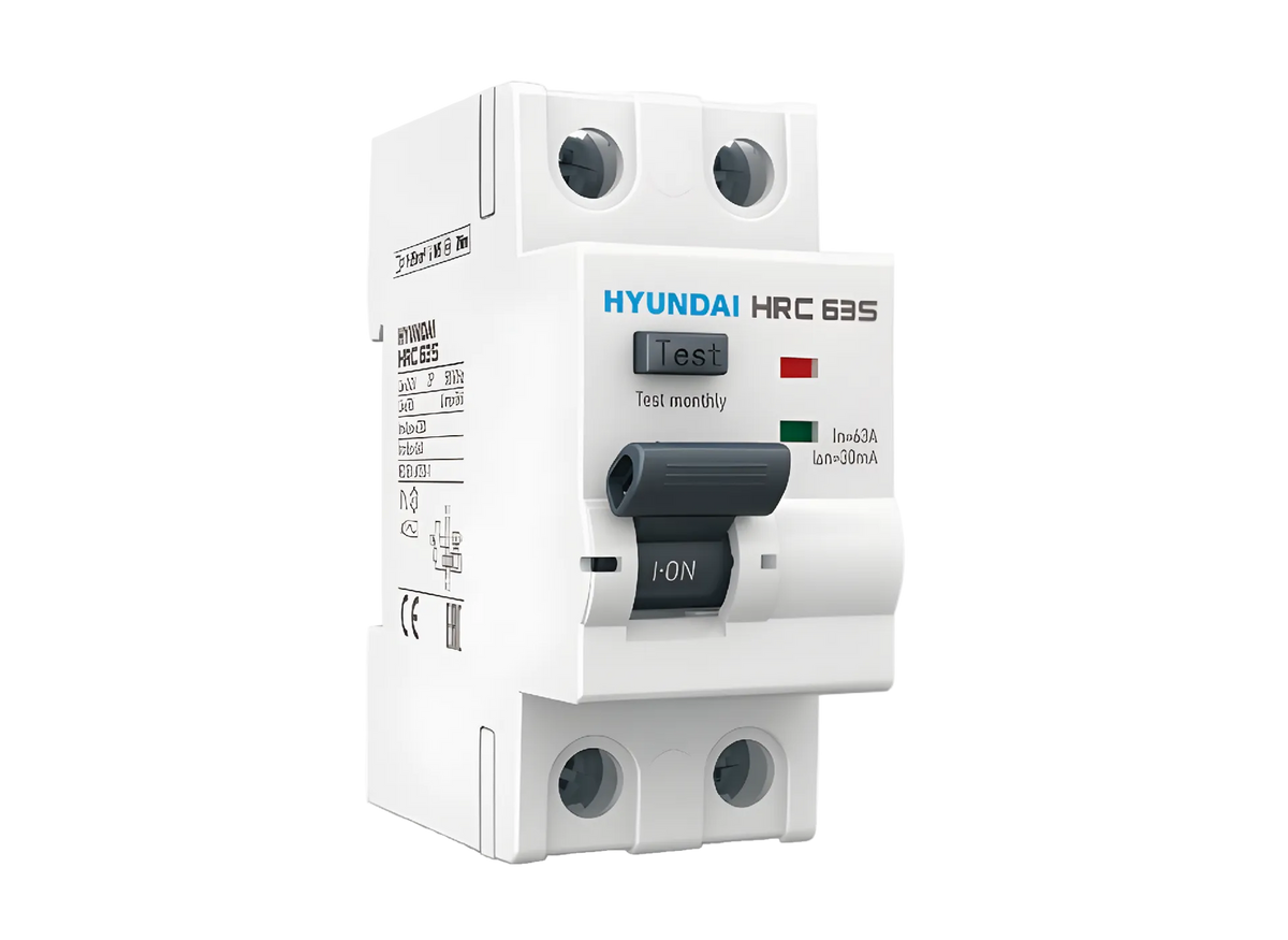 Hyundai FI-Schutzschalter RCCB 1P+N 30mA Typ A – 16A/40A